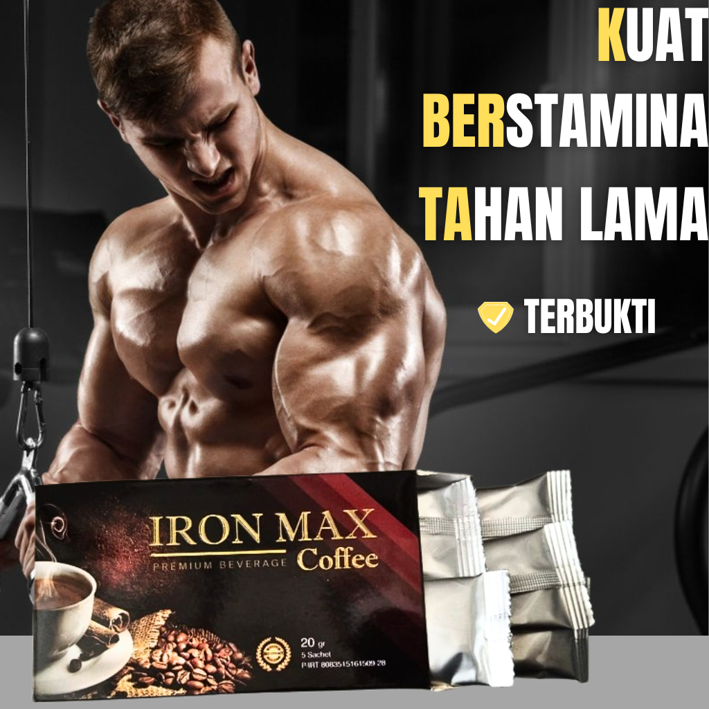 

KOPI IRONMAX Coffee 1 Box Isi 5 Sachet Original Resmi / Kopi Ironmax