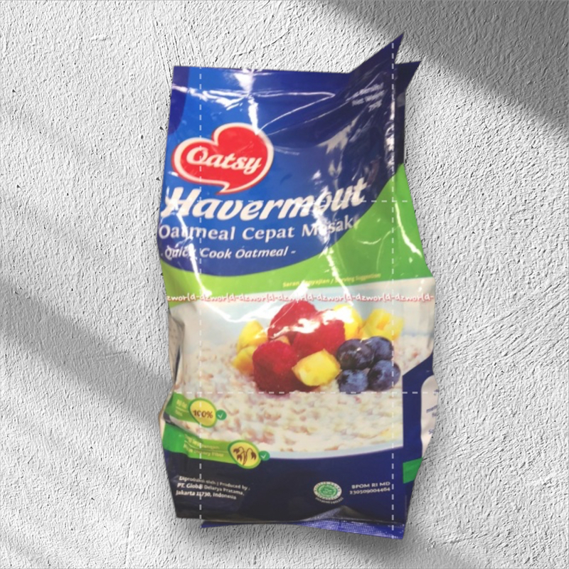 

Oatsy Havermout Oatmel 750gr cepat Masak Oat Tinggi serat Pangan Biru Oatsi