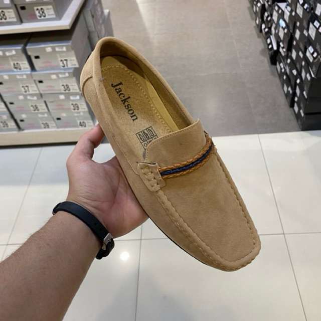 Sepatu moccasin pria jackson jim joker original matahari 100%
