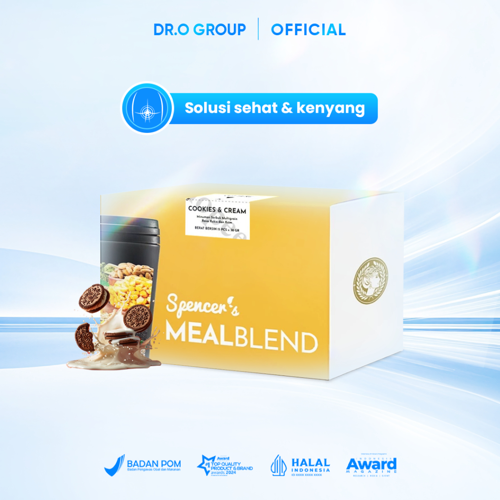 

Spencer's MealBlend (1 Box Cookies and Cream) - Sarapan Praktis dengan Minuman Sehat