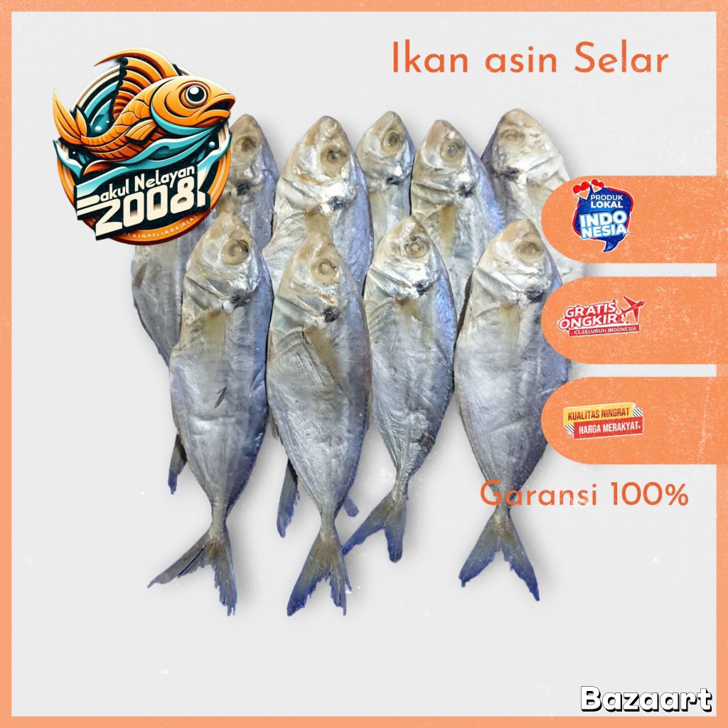 

Ikan asin selar | ikan selar