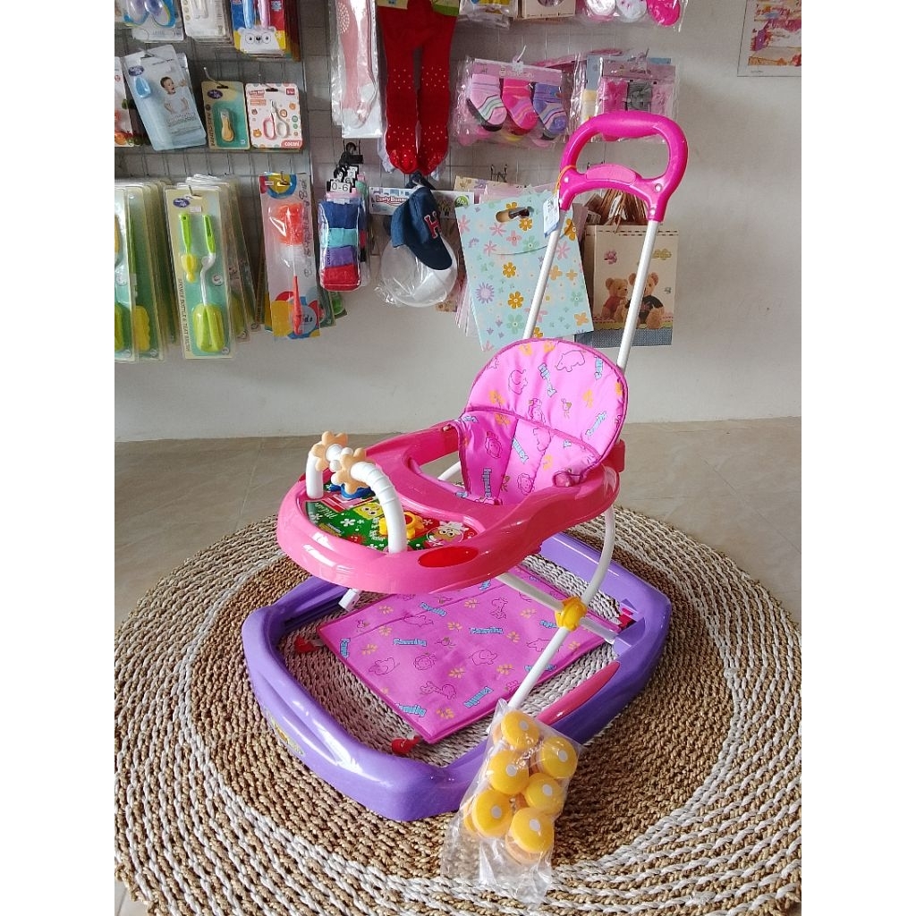 Baby Walker Family FB-7758LD Alat bantu belajar bayi bayi belajar berjalan