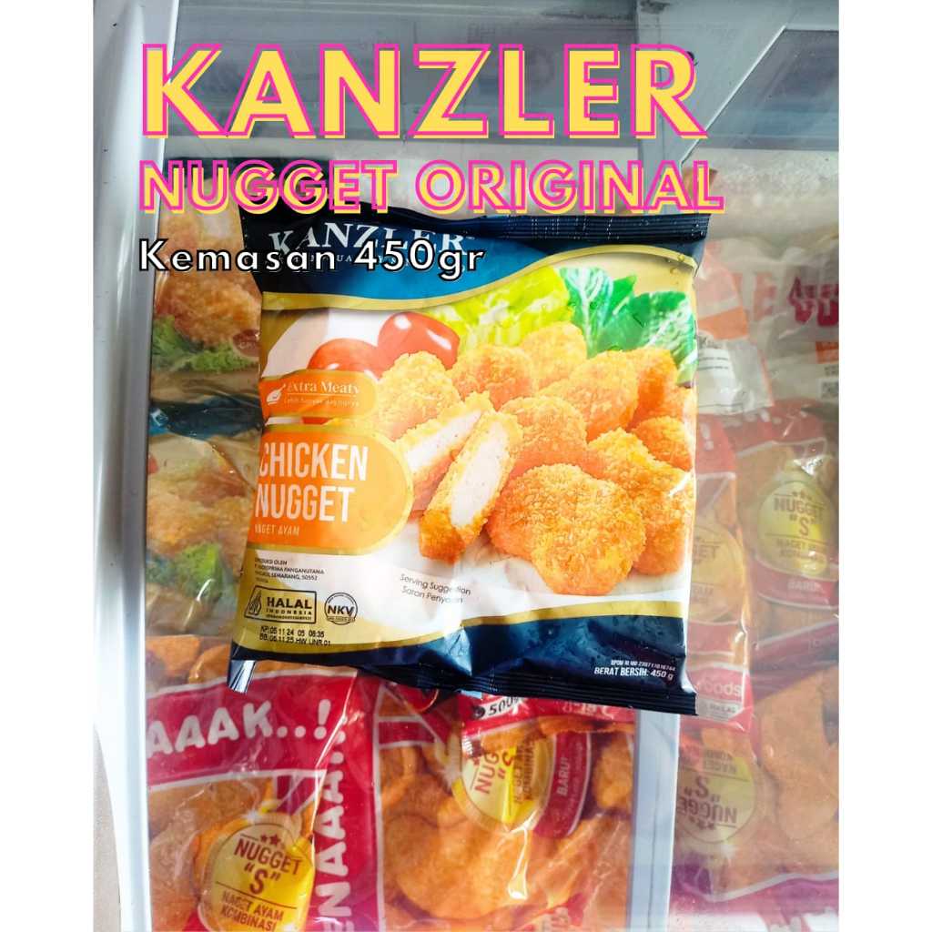 

Frozenfood KANZLER Nugget Ayam Original 450gr