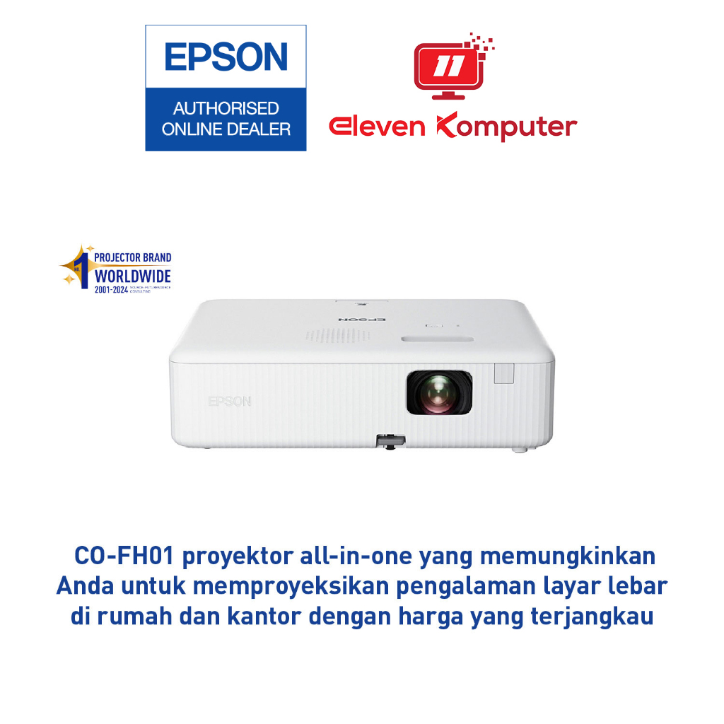LCD Projector Epson CO-FH01 Full HD 3000 lumens
