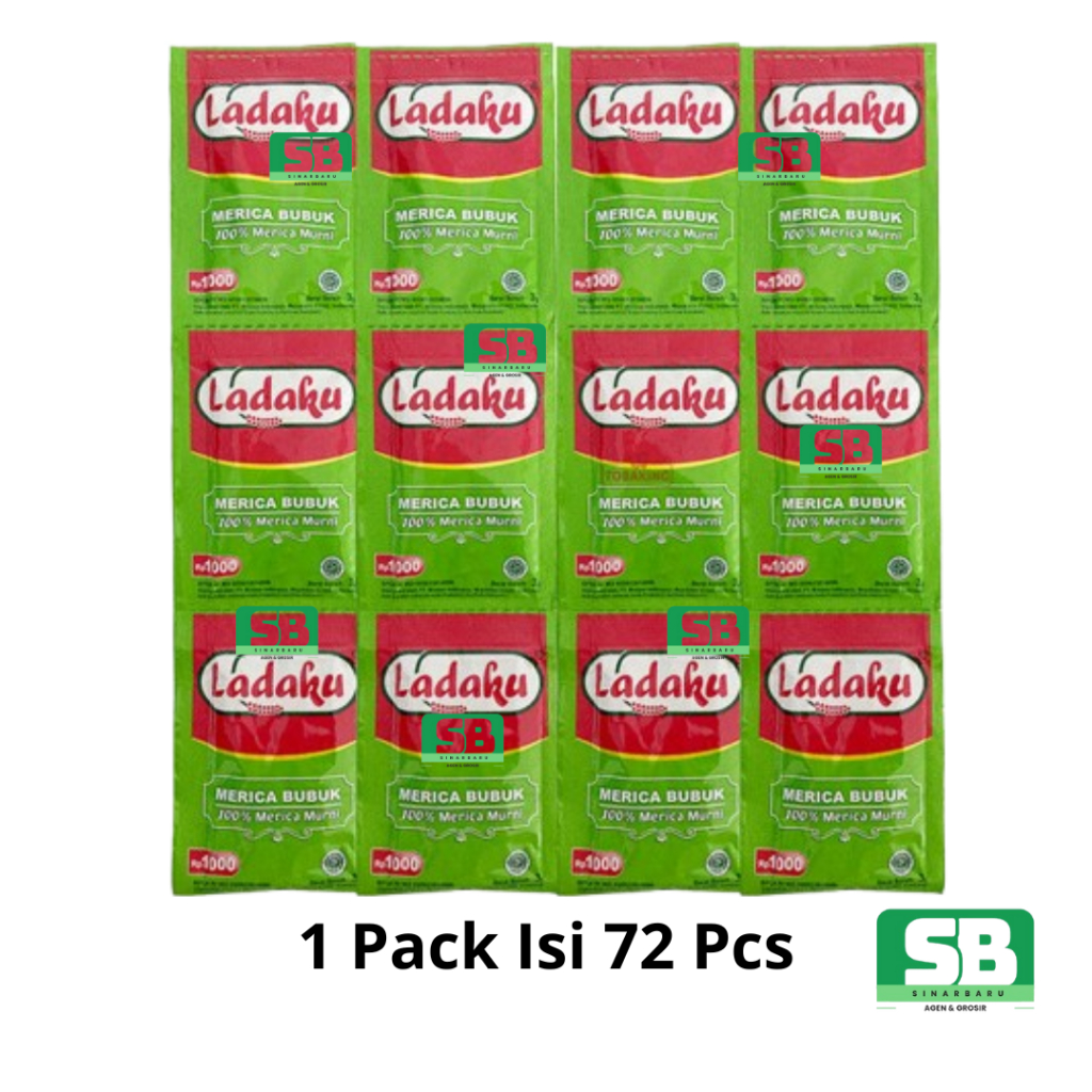 

Ladaku 100% Merica Bubuk Asli 1 Pack Isi 72 Pcs