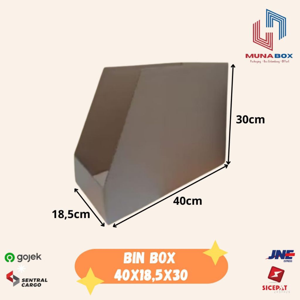 

Kardus Arsip Bin Box 40x18,5x30 cm