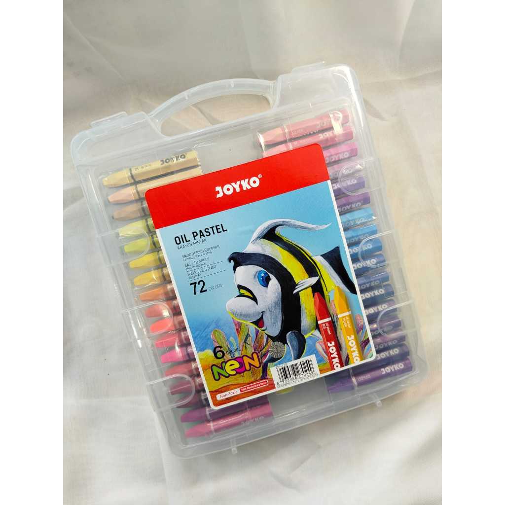 

JOYKO OIL PASTEL 72 WARNA / Crayon Joyko Lengkap Isi 72 Warna