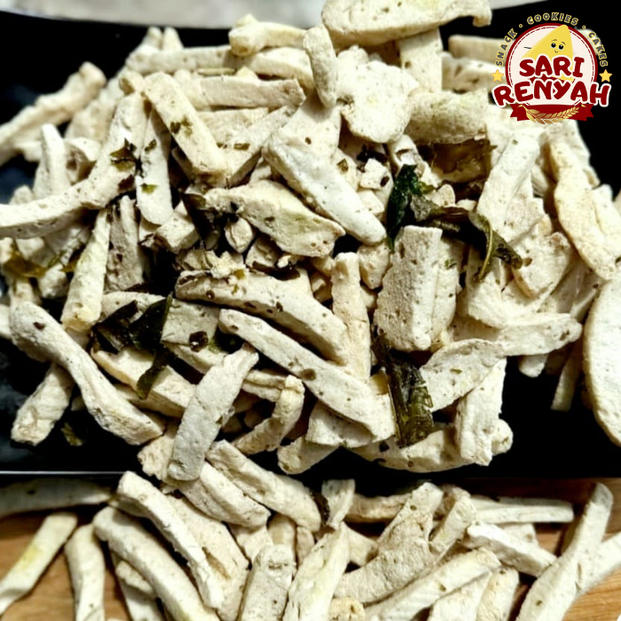 

STIK BASRENG ORIGINAL Gurih Daun Jeruk 250g / Stik Gurih Cemilan Ringan - Sari Renyah