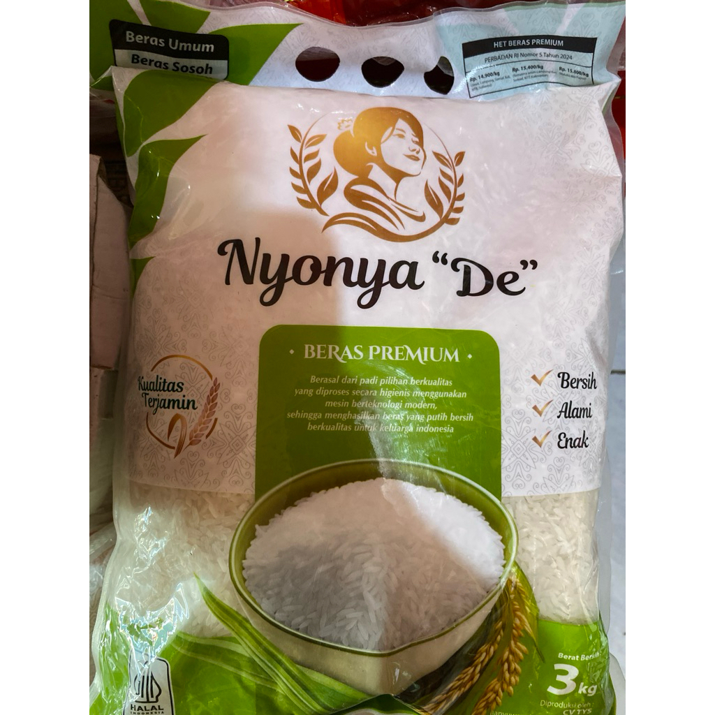 

Beras Asli Banyuwangi 5kg Beras TYS Nyonya de, Beras Kuda , Beras Ijen, Beras Bunga Sejati