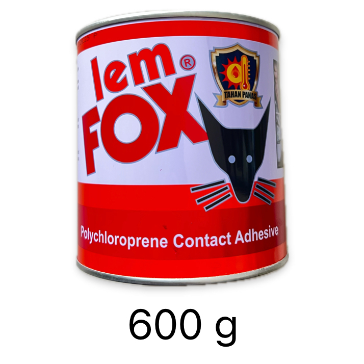 Lem Fox Kaleng 600 Gram | Lem Kuning Fox 600 Gr Lem Serbaguna