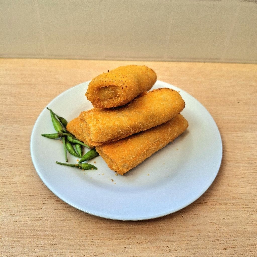 

[MONADINE] - Risol Sayur Ayam Frozen 1 pack Isi 10 pcs dengan isian Ayam Kentang Wortel Frozen Food Lezat Praktis Hemat