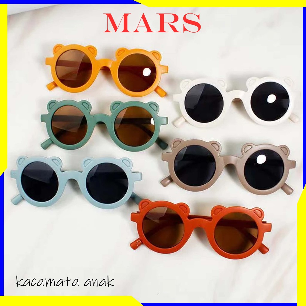 | MARS | KACAMATA ANAK BERUANG FASHION MURAH GROSIR - HIGH QUALITY Kids Sunglasses Kaca Mata
