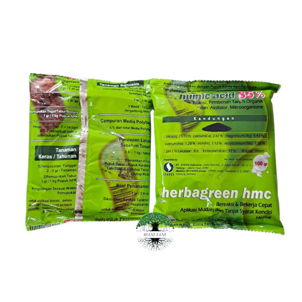 HUMID ACID STEFES 100GRAM HUMIC ACID 85% PUPUK ORGANIK PENYUBUR TANAH