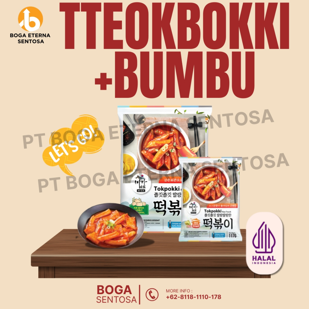

MIGA Tteokbokki 100g + BUMBU 17g HALAL (PROMO!)