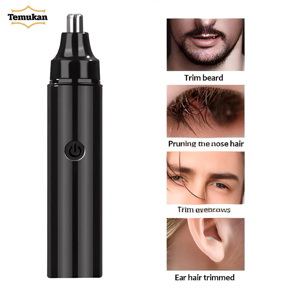 Alat Cukur Bulu Hidung Elektrik Pria & Wanita – Alat Cukur Hidung 360° Motor Cepat, Bisa Ekspor ke J