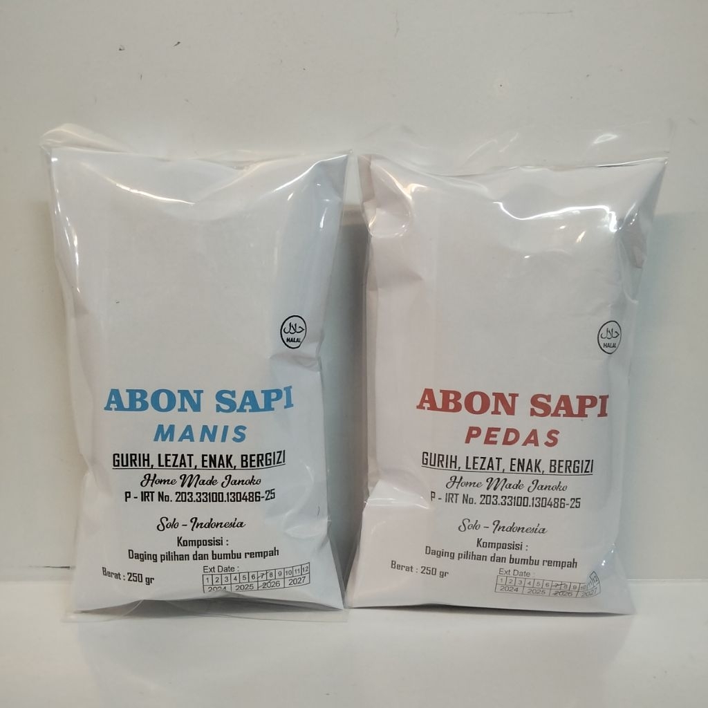 

250gram Abon Sapi Asli Solo Rasa Pedas dan Manis