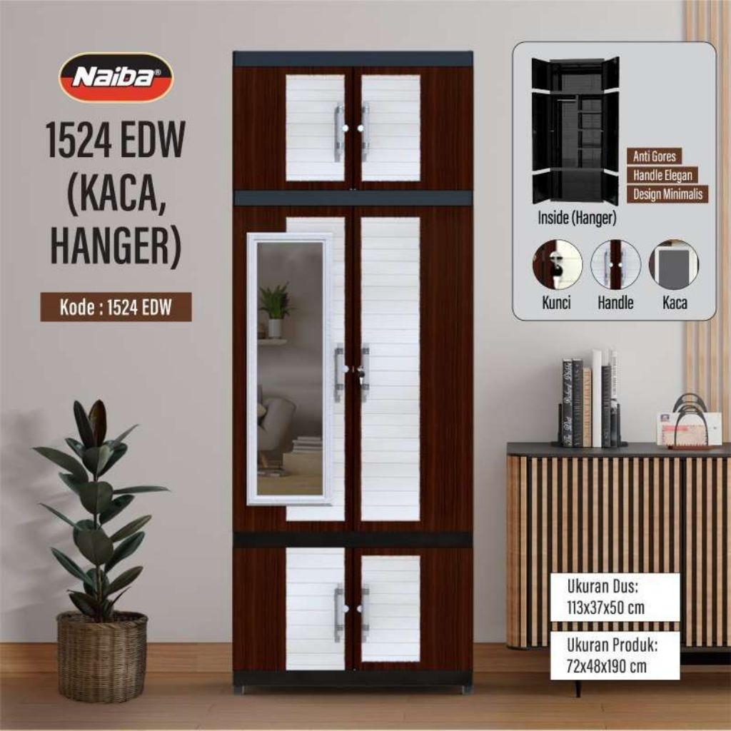 LEMARI PLASTIK SUPER JUMBO LEMARI NAIBA JUMBO