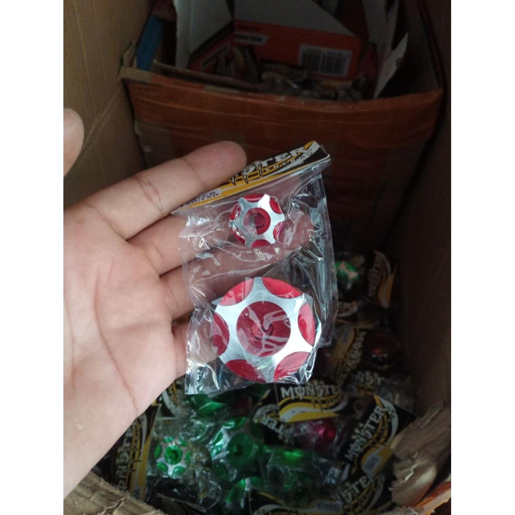 Koin tutup magnet YAMAHA cnc bak kalter magnet cnc variasi Vega,jupiter,vixion