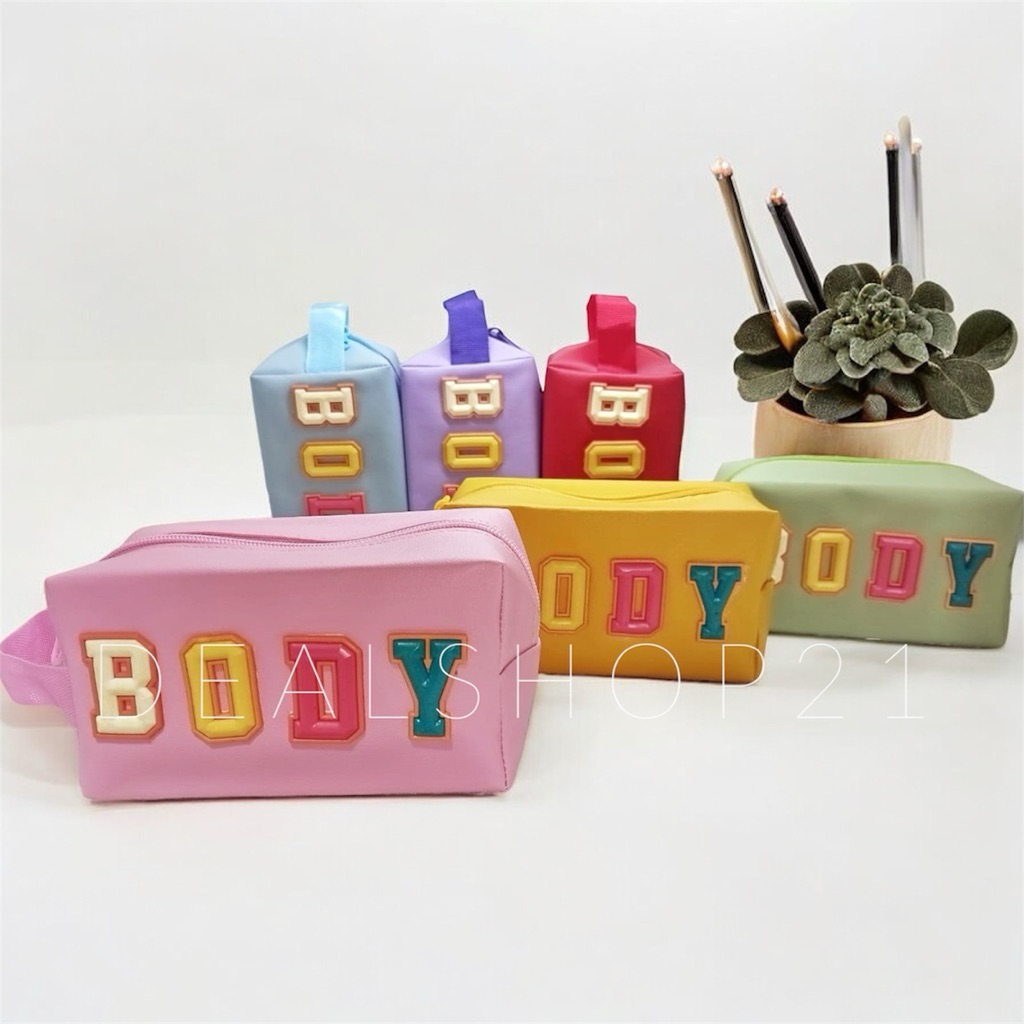 

DEALSHOP21 - Pouch persegi panjang Tempat Kosmetik Tempat pensil Pouch wanita serbaguna multipurpose