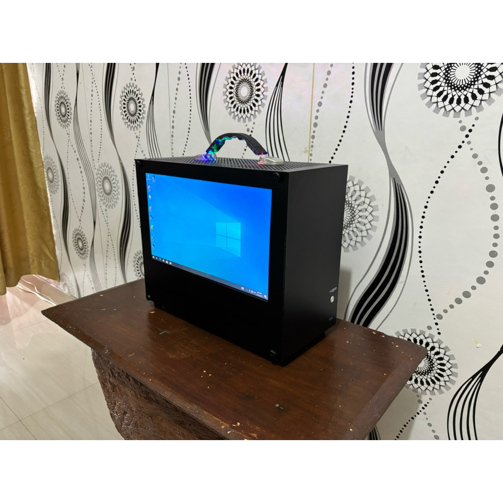 VMIX 2CH INPUT HDMI PAKAI CASING VMIX MINI PORTABEL+LCD 13.3” SEMUA BARU & GARANSI.TERMURAH