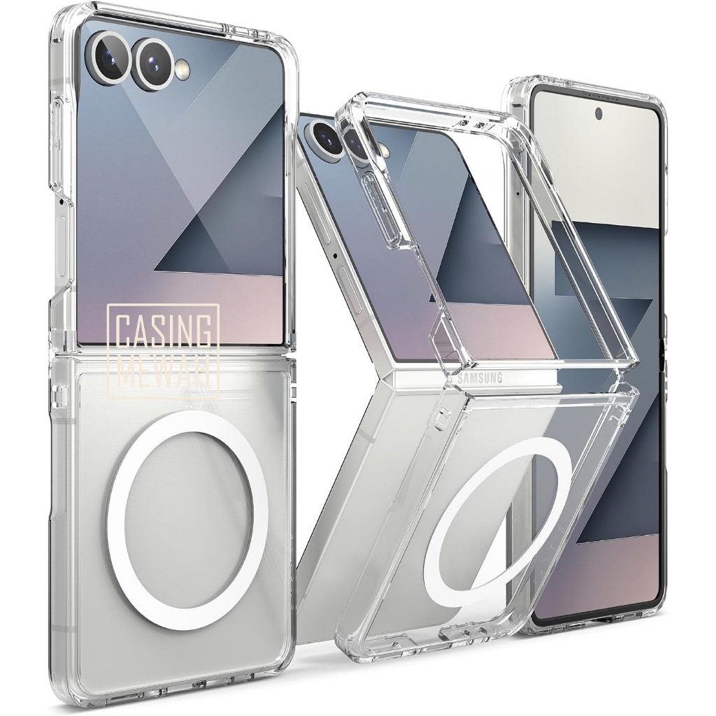 Casing Magsafe Magnetic wireless Charging Kompatible for Samsung Z Filp 7 Z Flip 3 Z Flip 4 Z Flip 5