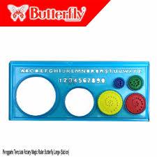 

Gramedia Batam - Butterfly Magig Ruler Large