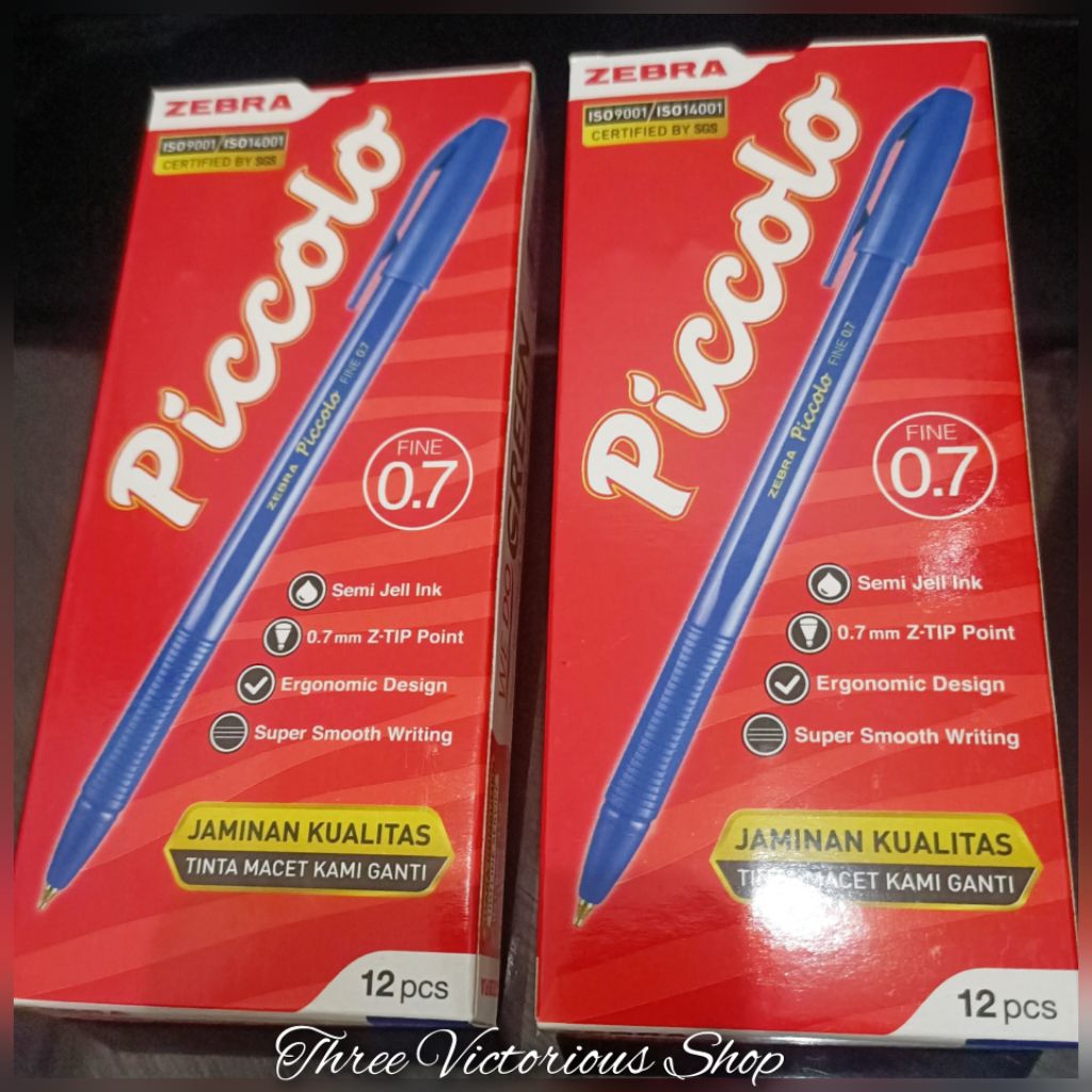 

Original ZEBRA Piccolo Fine 0,7mm pulpen pena bolpen - BIRU