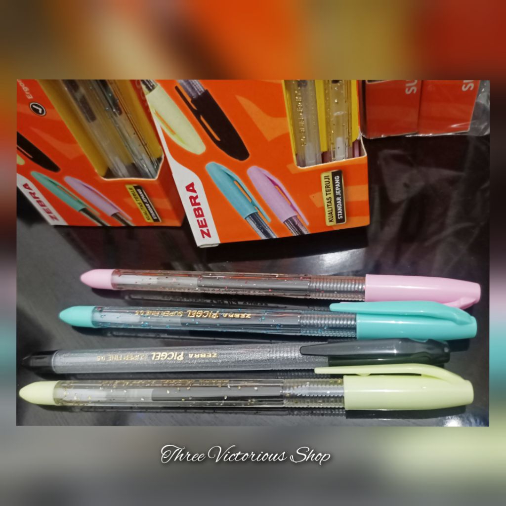 

Original Zebra PicGel 0,5mm Black bulpen pulpen pena