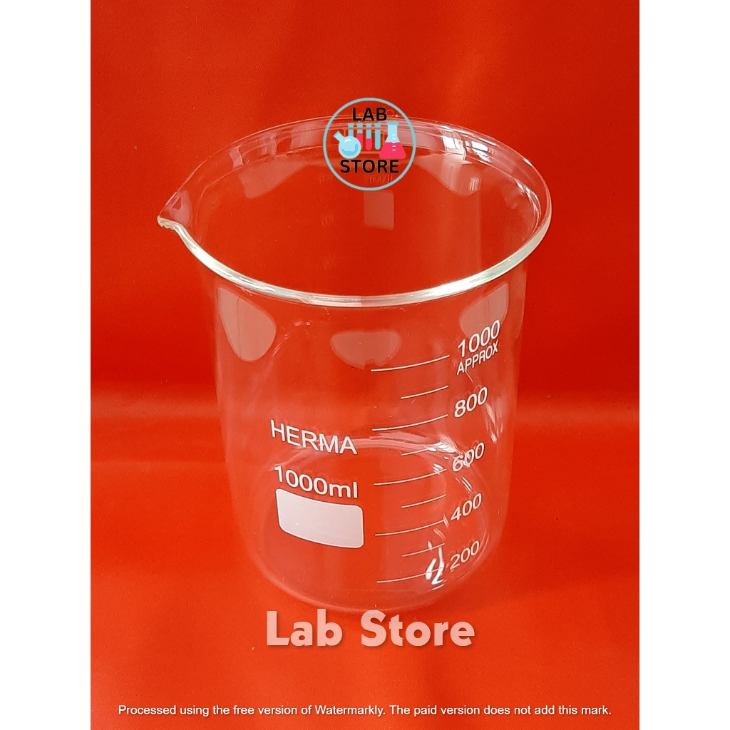 Beaker / Beaker 2000ml Herma / Beaker Glass 2000ml / Gelas Kimia 2000ml HERMA