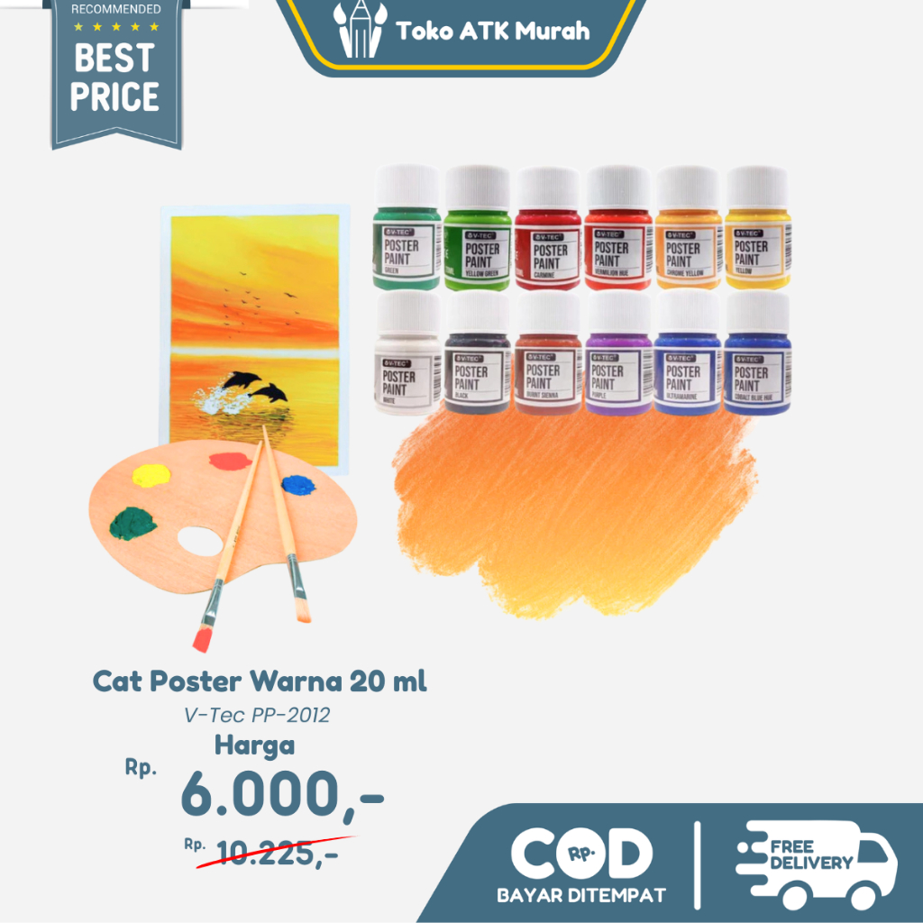 

Cat Poster Warna V-Tec 20ml PP-2012 / Painting Paint Colour Poster