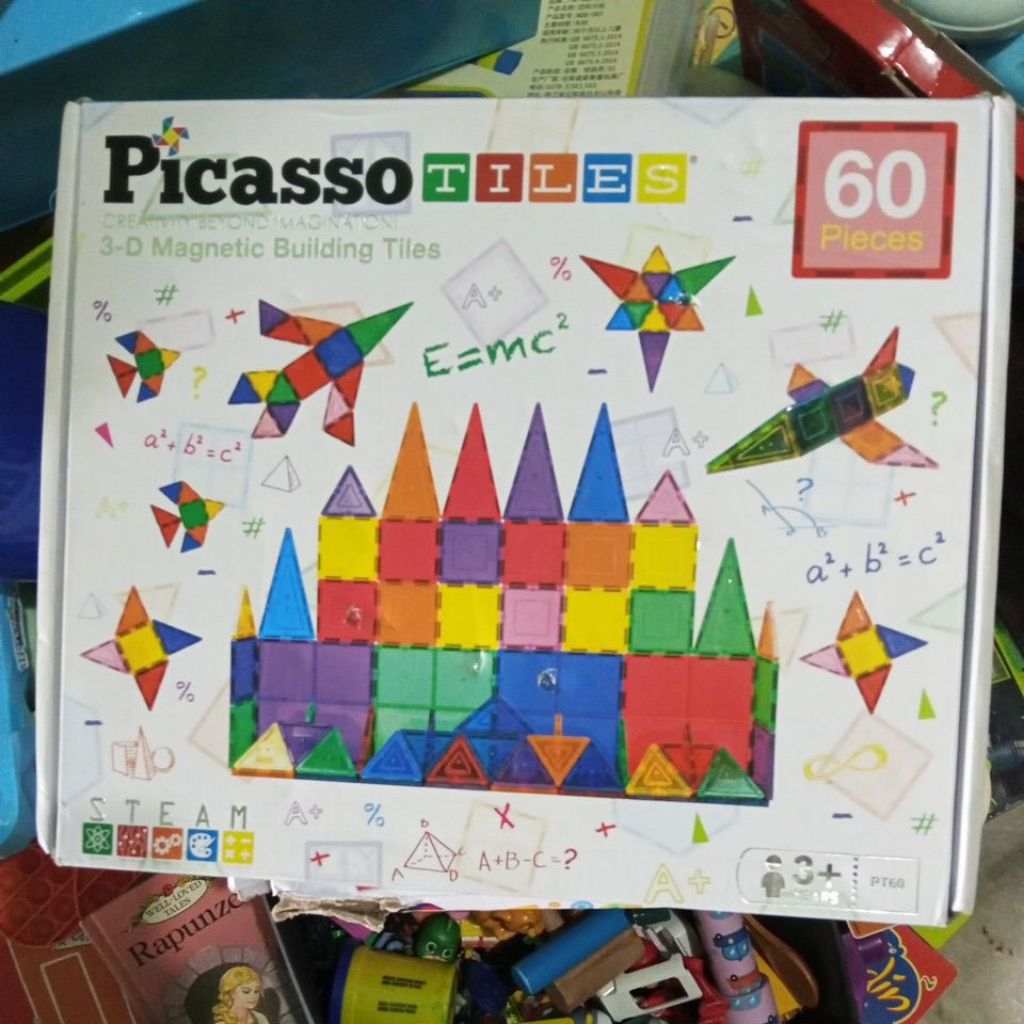 Picasso magnetic tiles 60 pcs