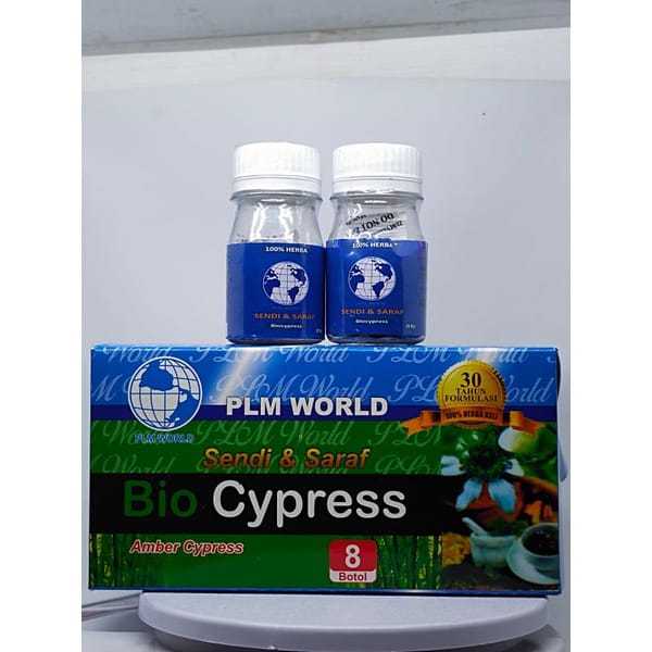 Biocypress sendi dan saraf botol kecil isi 20 butir.