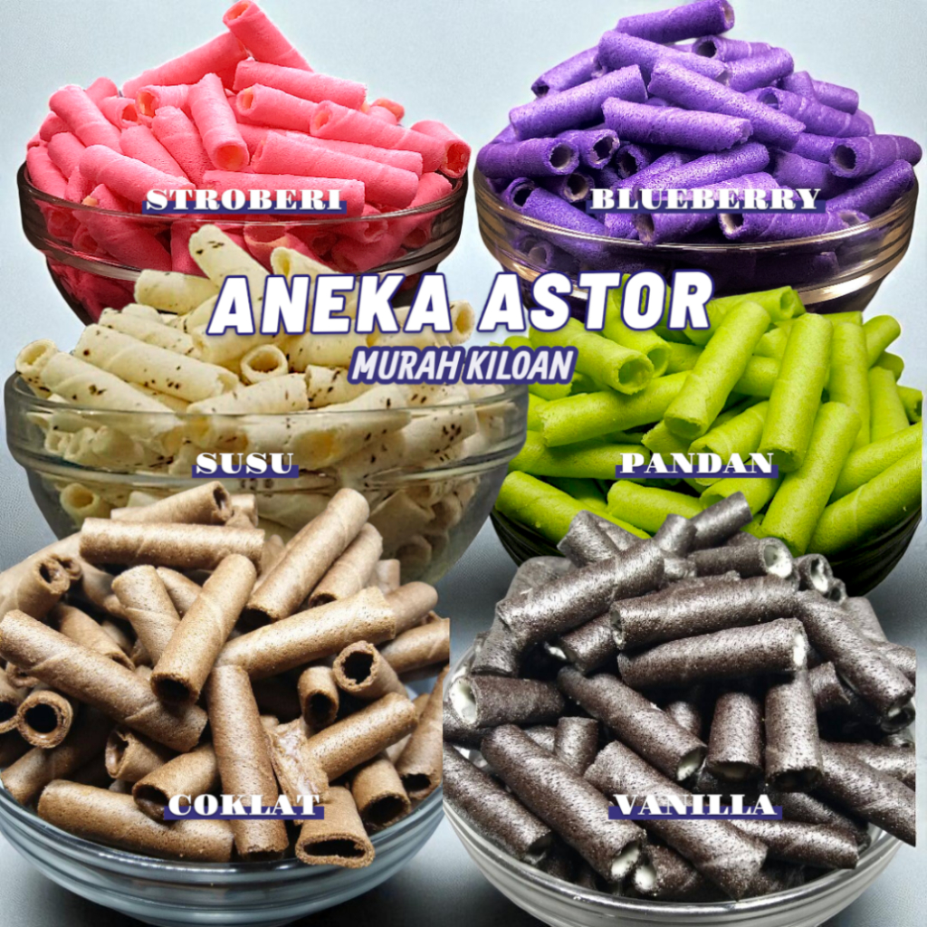 

ASTOR STRAWBERRY/BLUEBERRY/PANDAN/COKLAT