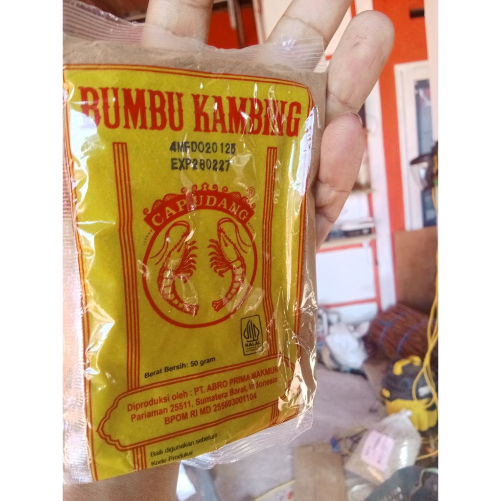 

bumbu kambing cap udang 50 gram
