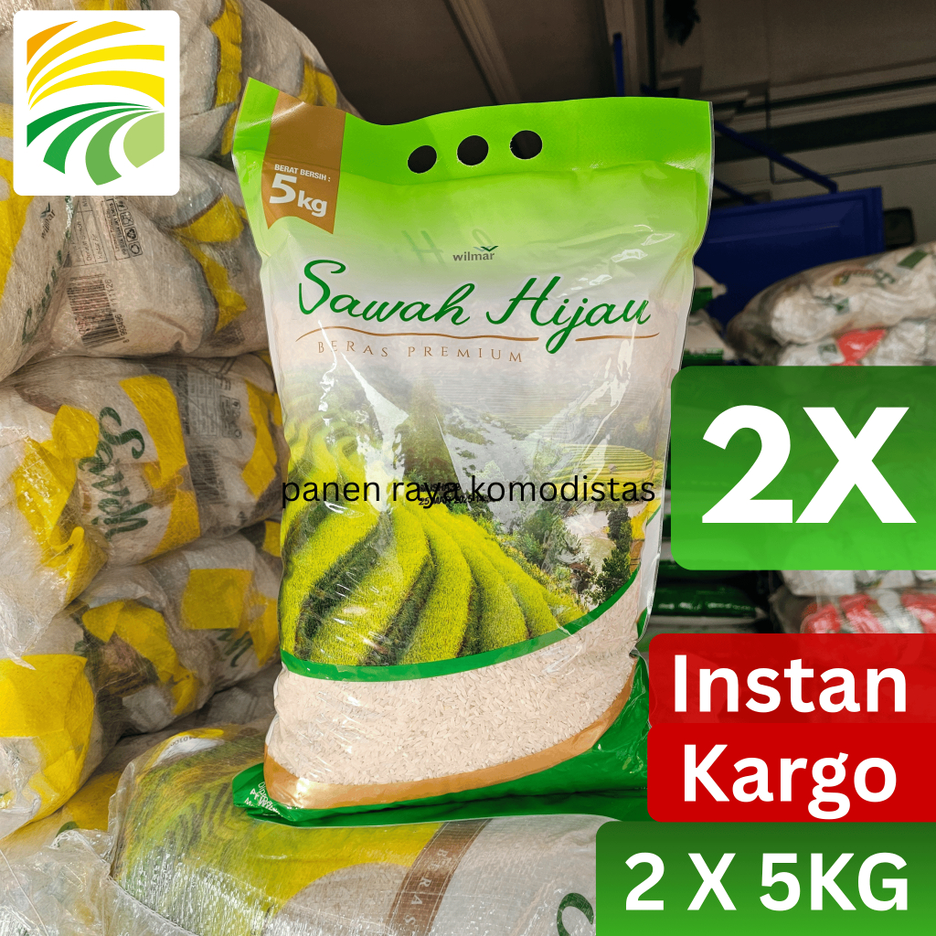 

Beras Sawah Hijau 5kg x 2 Pcs