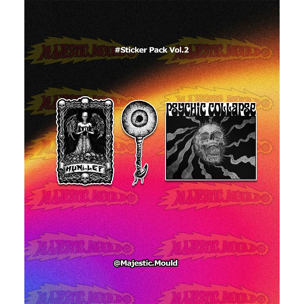 

#Vol2 – Stiker Band Vinyl Glossy | Tahan Air & Luntur (Laptop/Helm/Tumbler/dan media lainnya)