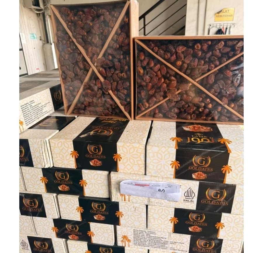 

KURMA MEAIR GOLDATES 10KG/KURMA MESIR UKURAN XXL PREMIUM LEMBUT