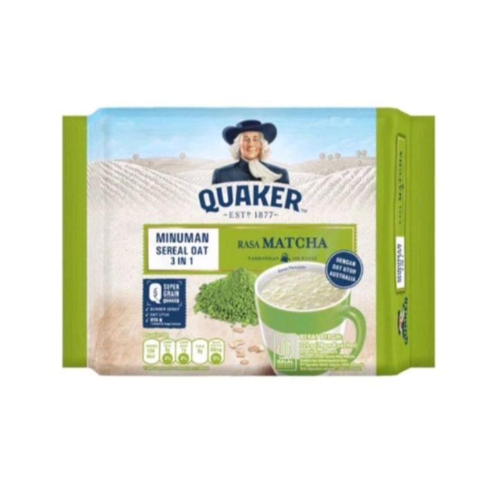 

QUAKER 3 IN 1 MATCHA 224 GRAM