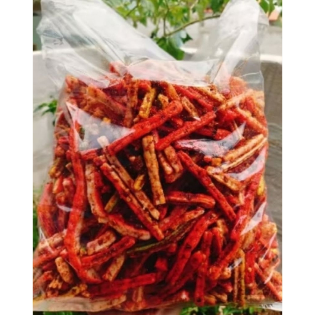 

KERUPUK BETON BANTAT EXTRA PEDAS DAUN JERUK