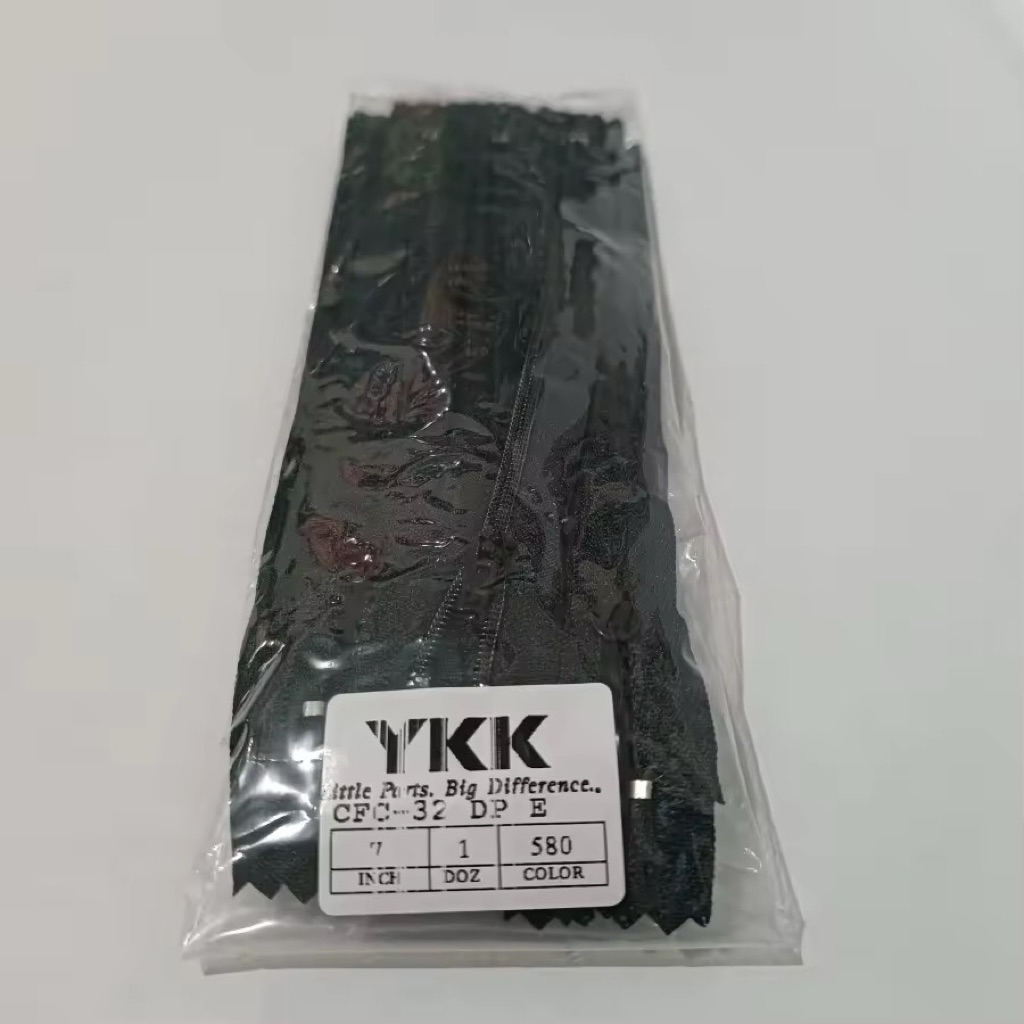 Resleting YKK CFC-39    Kepala Besi  8 Inch  ( 20 Cm )  1 Lusin  1 Warna  1 Lusin  12 Pcs