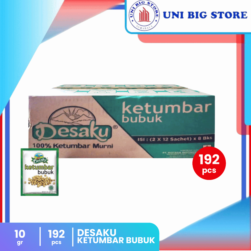 

Desaku Bubuk Ketumbar 10 gr x 192 pcs DUS Coriander Powder