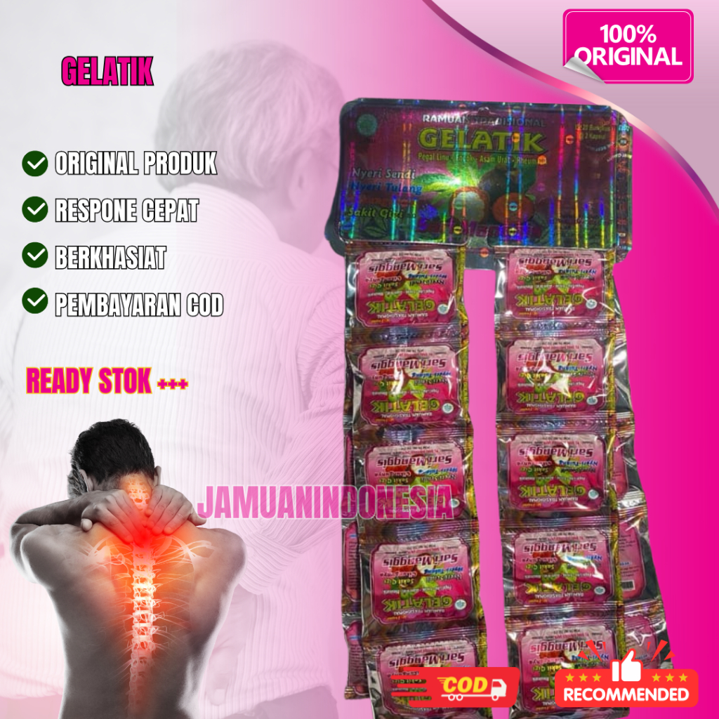 

Kapsul Gelatik Renceng 20 Sachet Asam Urat Kolesterol Sari Kulit Manggis