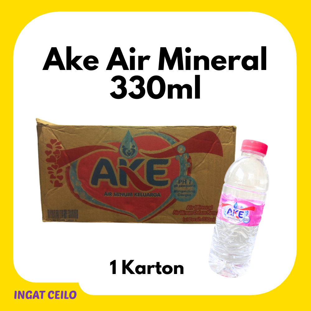 

1 KARTON AKE AIR MINERAL 350ml | AIR MINERAL 1 DOS MURAH