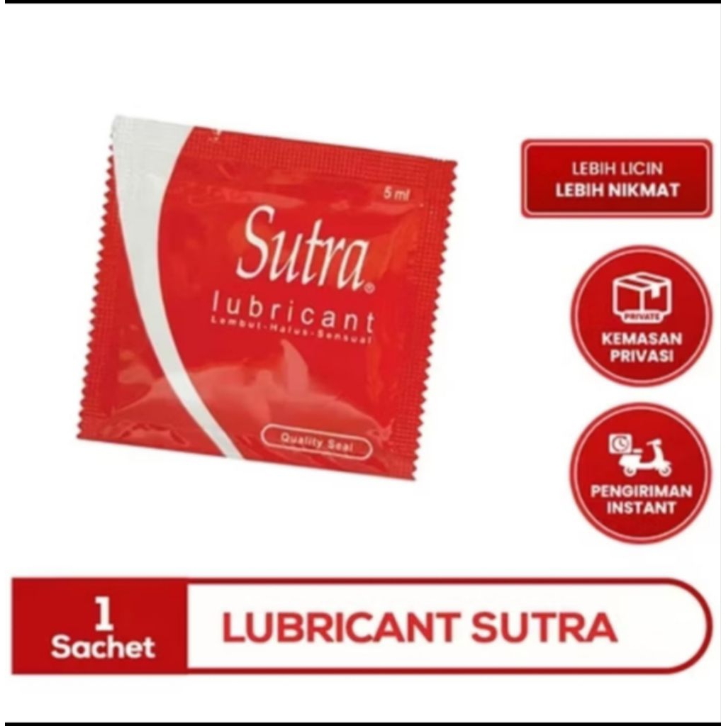 Lubricant Sutra - Pelumas Sutra Lebih Licin Sachet 5ml