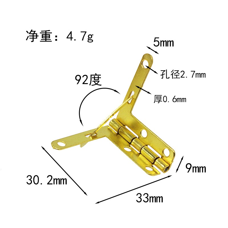 Engsel Siku / Engsel L Untuk Box /Kotak Perhiasan / Box Hantaran /Box Mahar Souvenir Craft
