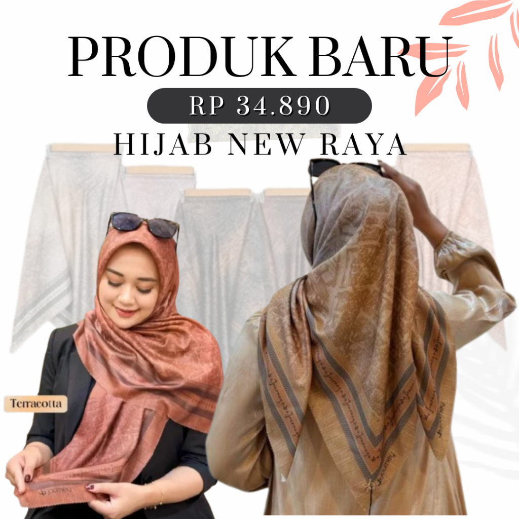 HIJAB NEW RAYA SERIES PREMIUM TERLARIS KRUDUNG JOURNEY HARGA TERJANGKAU