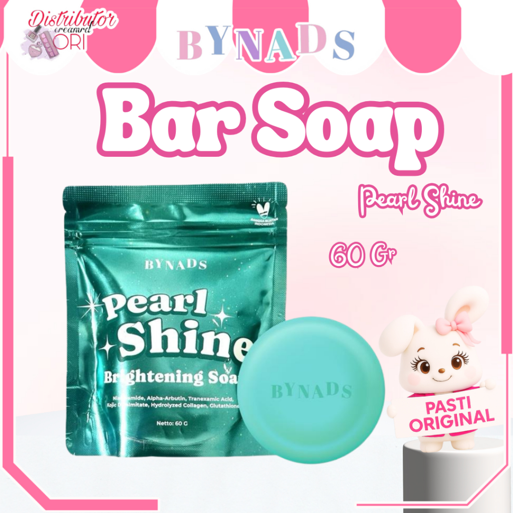 Bynads Pearl Shine Brightening Soap With 7% Niacinamide Sabu - Shop | Distributor Cream Ori