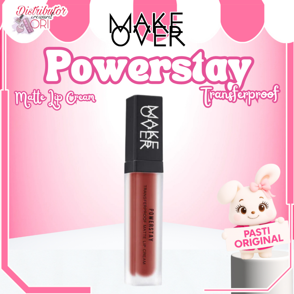 Make Over Powerstay Transferproof Matte Lip Cream / B11 New Rulles | Distributor Cream Ori