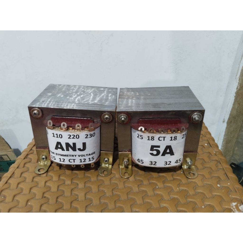 PREMIUM  trafo 5amper ct 45 MURNI modif dobel kern.