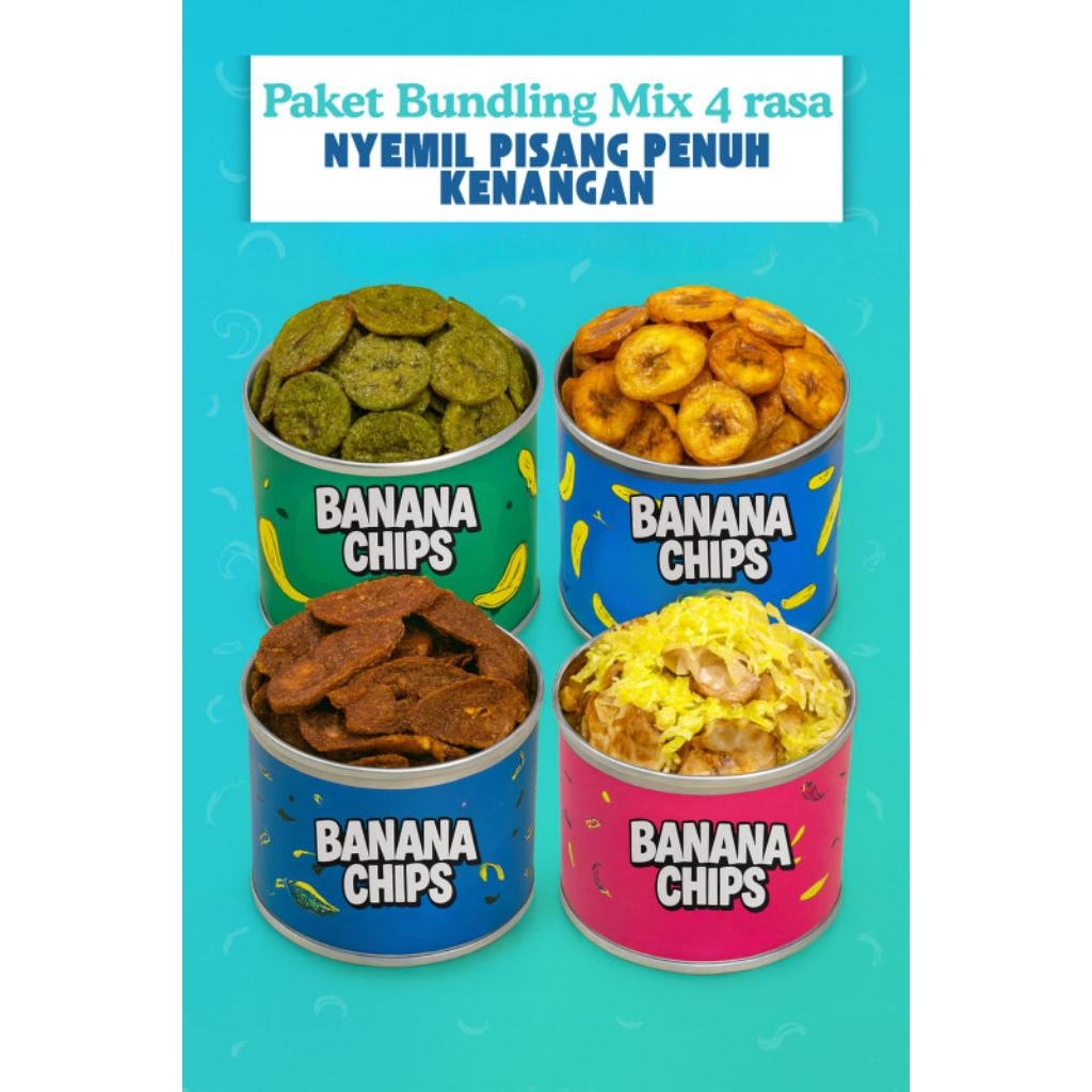 

BANANA CHIPS | Paket Bundling Mix 4 rasa